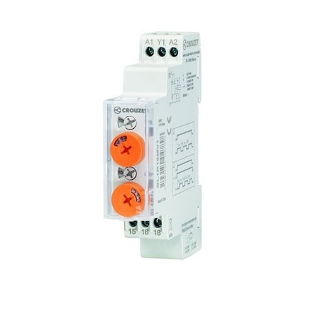 Crouzet Timer Bl1R Syr-Line DIN Rail Mount 17.5 MM - 1 Relay 16A BL1R16MV1